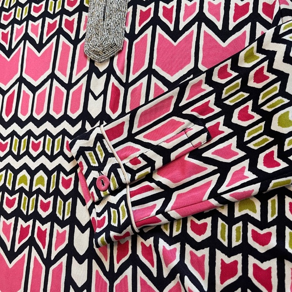 Tory Burch Multicoloured Beaded Silk Tunic Top - Picture 7 of 11